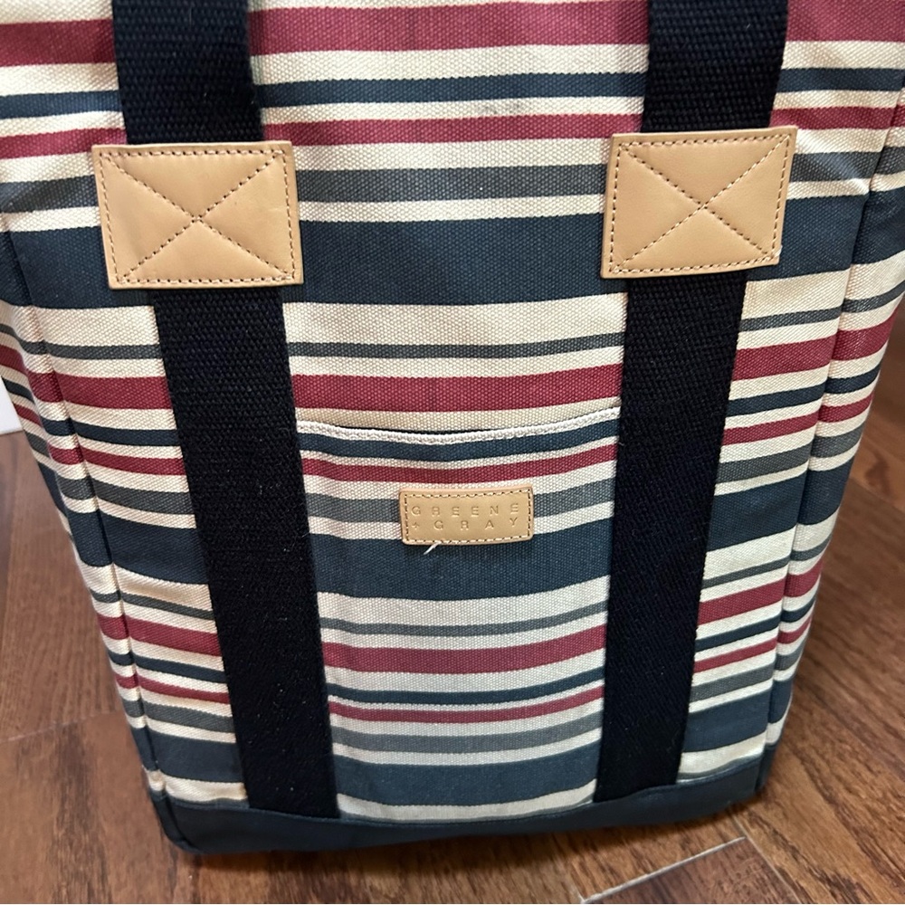 Greene + Gray - Stripe Tote for 13" MacBook Pro or Tablet - Picture 3 of 11